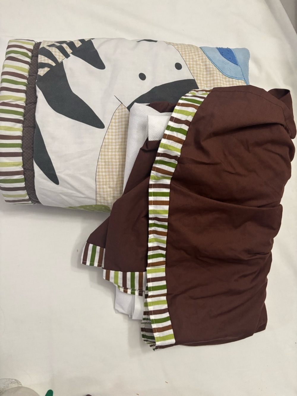 Jungle Safari Crib Bedding Set Quilt Bed Skirt Animals Nursery